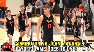 Farmington vs John Marshall Goes To OVERTIME In Section Playoff Game!
