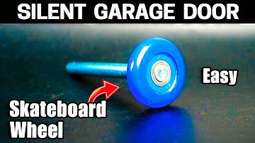 How to Make Your Garage Door SILENT with Space Age Rollers - No Bending the Track