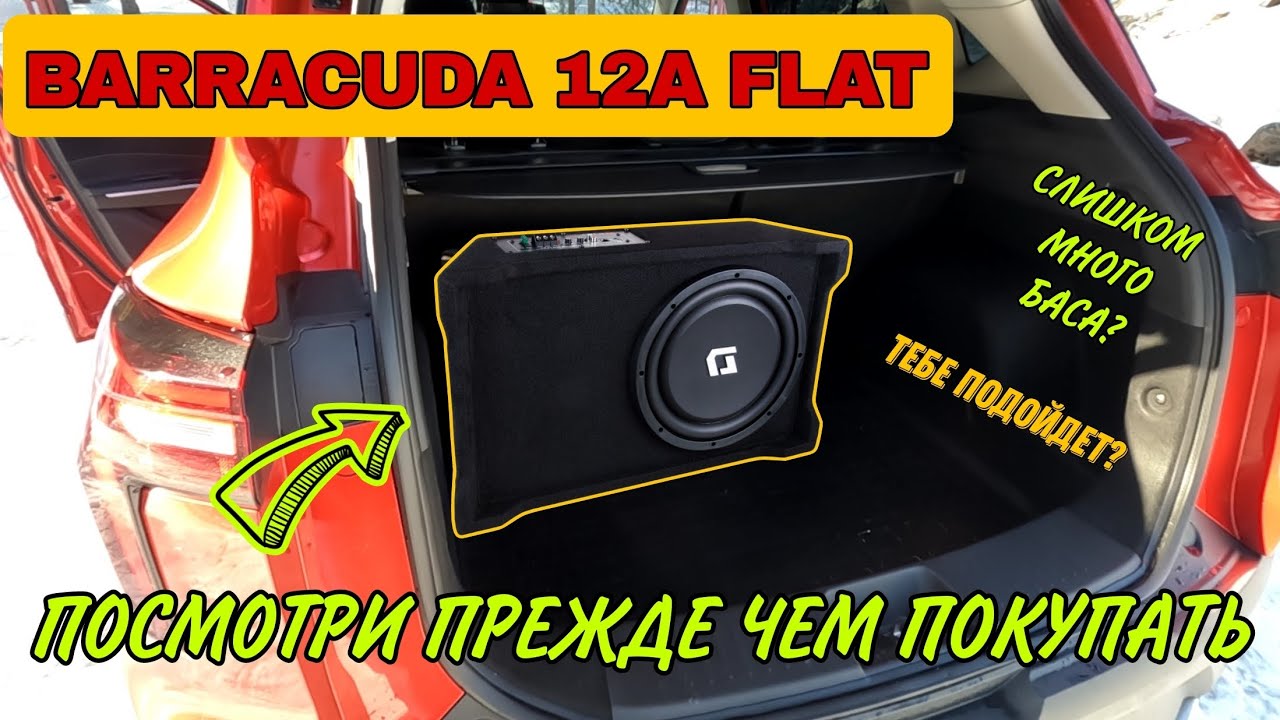 Отзыв Barracuda 12A Flat посмотри прежде чем покупать #москвич3 #dlaudio #автозвук