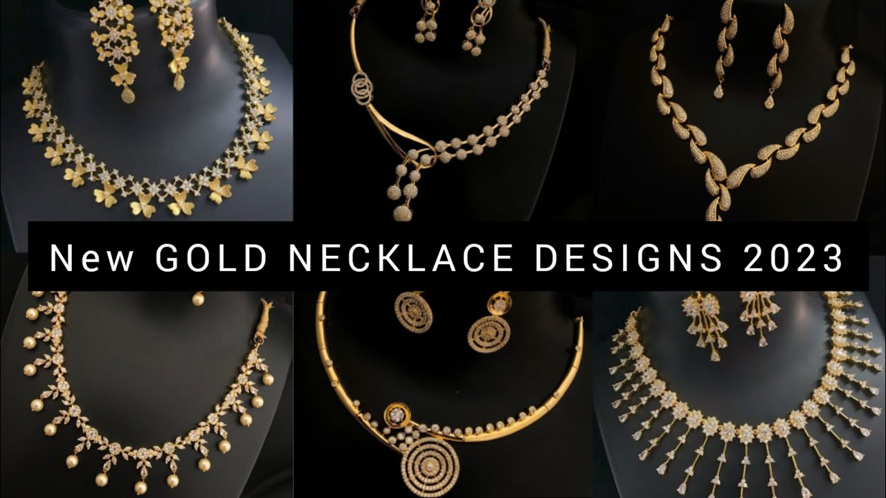 Perfect gold necklace designs in 2023  Unique gold jewelry designs, Gold  necklace designs, Bridal gold jewellery designs