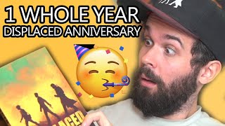 My first book anniversary (1 Year for Displaced!)