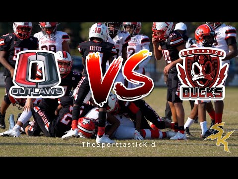 San Antonio Outlaws vs South Side Ducks at the AYF National Games Texas Showdown Rematch!!!🔥🔥 🏈🏈🏈🔥🔥🔥