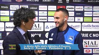 Pescara - Pontedera 2-2 Cuppone: 