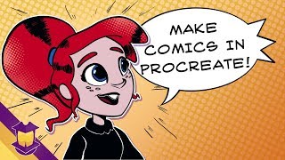 The FASTEST Process for Making COMICS in Procreate on the iPad!