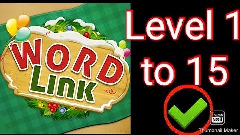 word link level 1 to 15