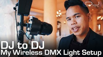 My Lighting Setup Explained! Wireless DMX Dongles!
