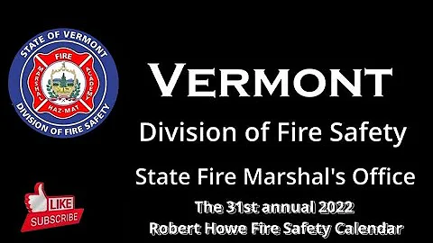 2022 Robert Howe Fire Safety Calendar - Awards