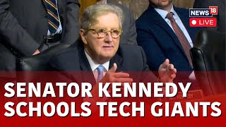 Senator Kennedy News LIVE | Kennedy Grills Zuckerberg, Spiegel On Social Media In Judiciary | N18L