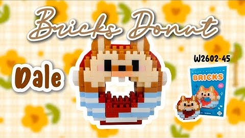 Tutorial Bricks Donat Dale Kode W2602-45 | How To Build Bricks Donut Dale