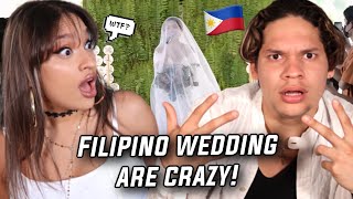 So Weddings are a Musical in the Philippines...Latinos react to Bride Singing during WEDDING!