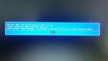 How to solve the Checking media & Default Boot Device Missing or Boot Failed in Lenovo