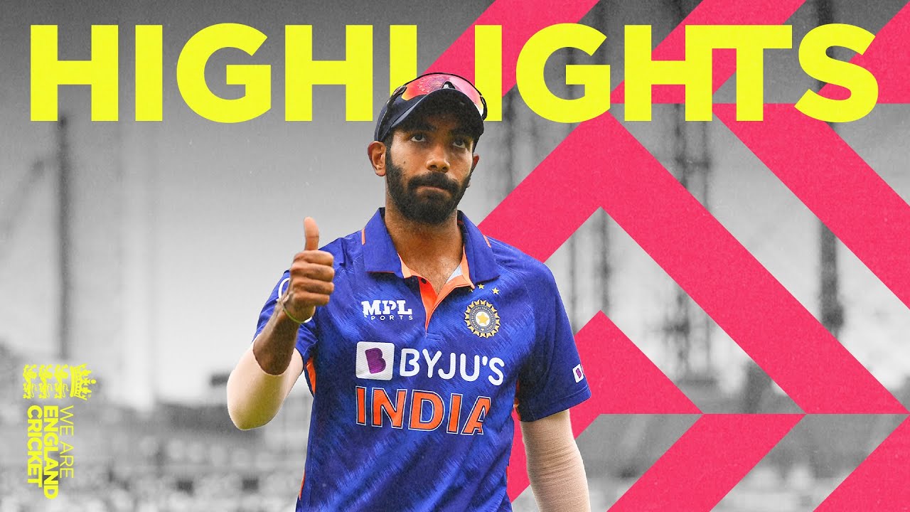 Brilliant Bumrah Takes 6-19 Highlights - England v India 1st Mens Royal London ODI 2022