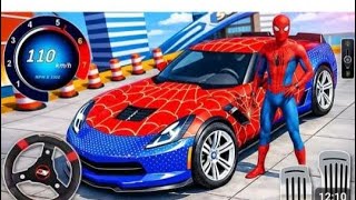 Superhero Car Mega Ramp Driving Tracks - GT Car Stunts Racing 3D - Android GamePlay🔥👽🕸️ screenshot 5