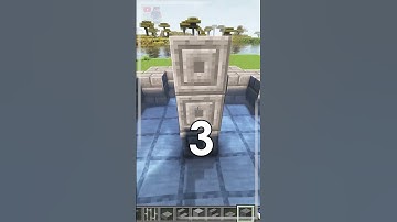 How to Build a Fountain in Minecraft - Easy Tutorial