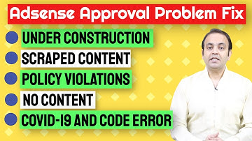 Google Adsense Approval Problem Fix Your Site Is Not Ready To Show Ads [HINDI] | Techno Vedant