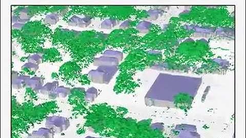 Complete Residential Urban Area Reconstruction from Dense Aerial LiDAR Point Clouds