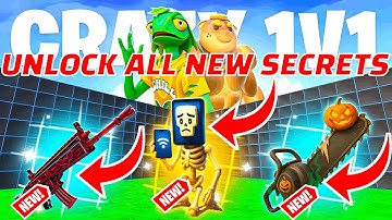 HOW TO GET ALL NEW SECRETS IN CRAZY 1V1 FFA ALL GUNS & RIDES BY HOZZY