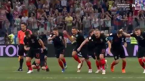Mundial 2018 1/8 Finału Dania vs Chorwacja  (skrót meczu, karne)