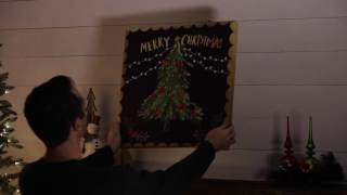 Famous Christmas Tree LED Light-up Canvas Wall Art (6LTC6189) Wealth