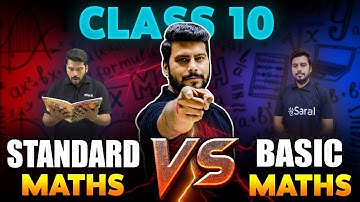 Basic Maths or Standard Maths for Class 10th 2024-25 | Which is Better ? | eSaral