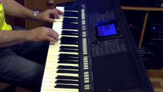 Video thumbnail of "La Paloma - Sebastian Iradier. Yamaha PSR-S750 keyboard cover by Jerzy Szac"