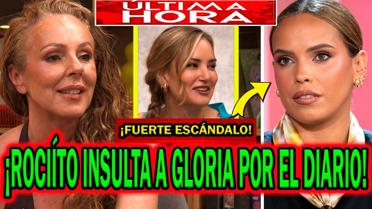 💥¡ESCÁNDALO! ROCÍO CARRASCO INSULTA A GLORIA CAMILA CON ALBA CARRILLO POR EL DIARIO DE SU MADRE