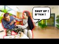 Telling My Girlfriend To SHUT UP To See Her Reaction..*NEVER AGAIN*