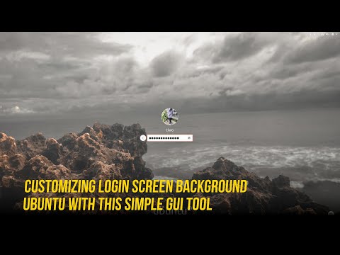Change Ubuntu Login Screen Background | Customize GNOME Display Manager (gdm3) Wallpaper