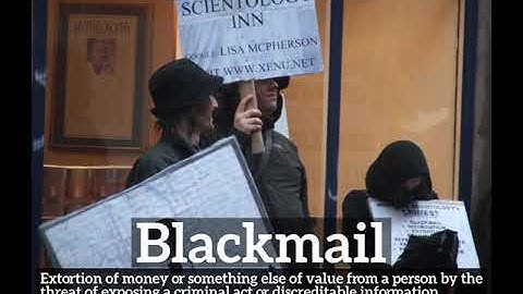 What is Blackmail? | How to Say Blackmail in English? | How Does Blackmail Look?