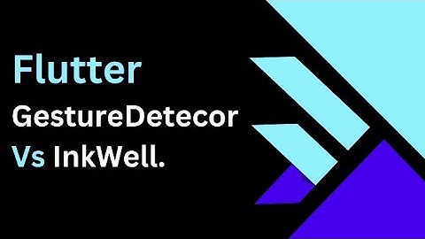 InkWell Widget Vs GestureDetector Widget Flutter || Hindi || By Vivek Lodh