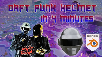 Daft Punk Helmet in 4 minutes - Fast Tutorial | Blender 2.91