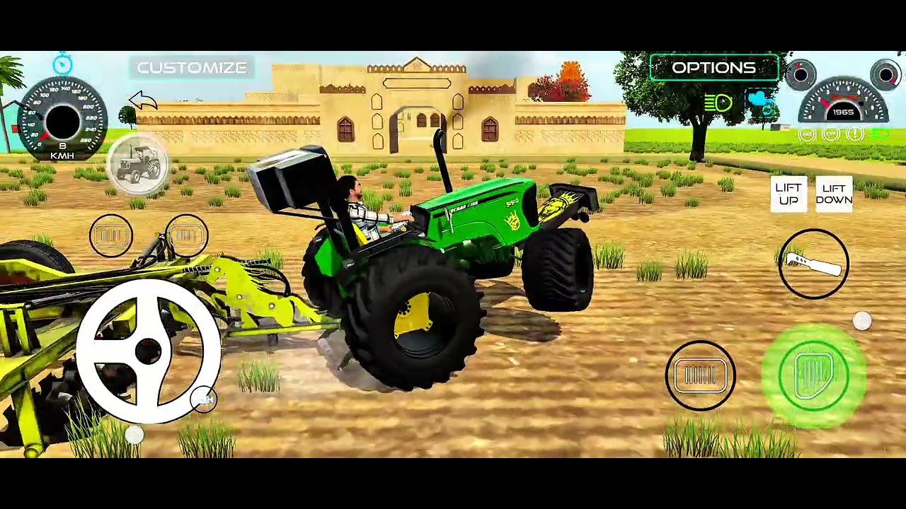 आज JOHN DEERE का हुआ बुरा हाल Big Harrow खींचने में | #tractor #harrow #automobile #video 