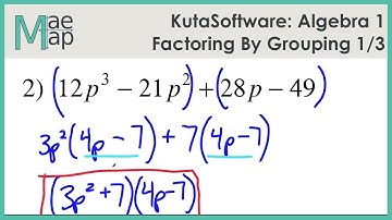 KutaSoftware: Algebra 1- Factoring By Grouping Part 1