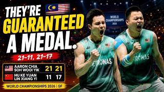 THEY'RE GUARANTEED A MEDAL. 🇲🇾
