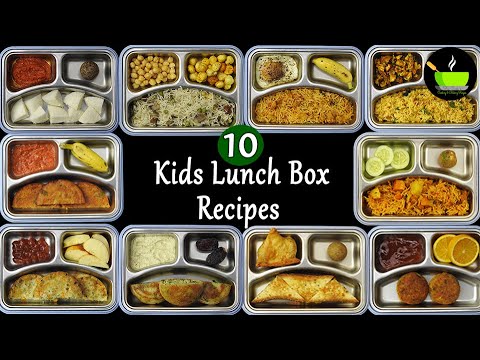 10 Lunch Box Recipes For Kids Vol 5 | Indian Lunch Box Recipes | Easy ...