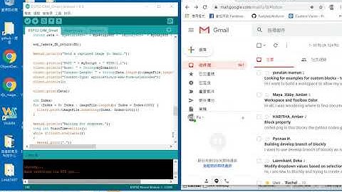 ESP32-CAM Send a captured photo by using Gmail