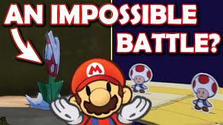 This Unreachable Piranha Plant is the Strangest Battle in Paper Mario: The Origami King