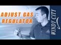 How to adjust gas pressure, adjust gas regulator tutorial DIY Windy City Restaurant Equipment Parts