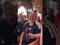 The Tartan Army have taken over the Cheers Bar in Boston and Phil Goodland popped in!