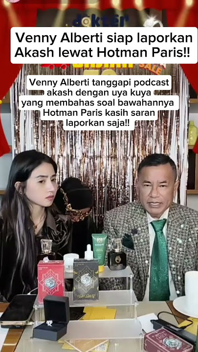 venny Alberti laporkan akash lewat Hotman Paris #fypシ゚viral #vennyalberti