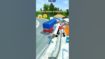 Heavy Driver In Mountains 😯 in Bus Simulator Indonesia #shorts