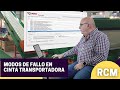 RCM: MODOS DE FALLO EN CINTA TRANSPORTADORA