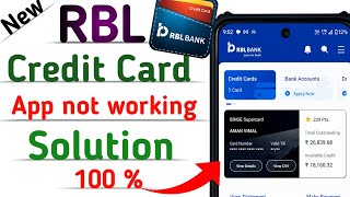 RBL My Card App Not Working! | RBL Credit Card App Issue | RBL Credit Card New App Solution Video screenshot 4