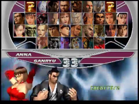 Tekken Tag 1 ( Arcade ) - Ganryu / Anna Playthrough ( Apr 5, 2016 )