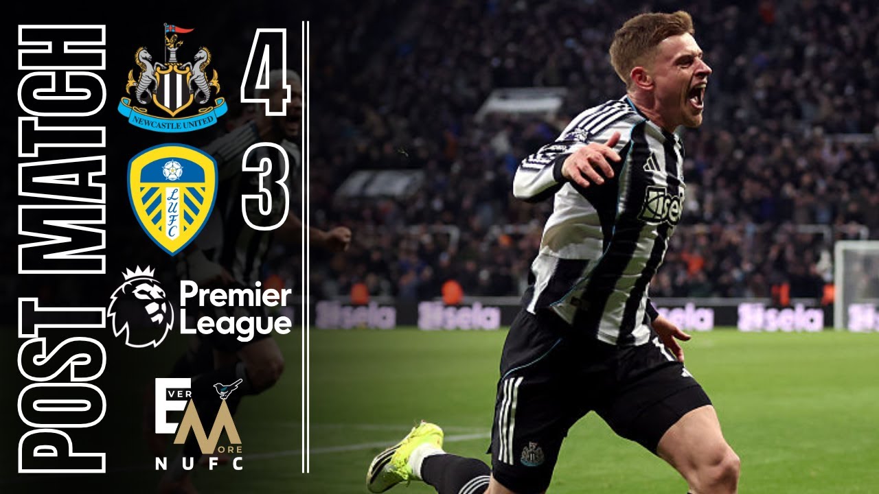 BARNESTORMER | Newcastle United 4-3 Leeds United | NUFC LIVE INSTANT MATCH REACTION