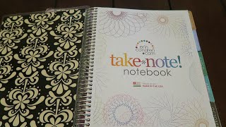 Erin Condren Deluxe Notebook 2015 Unboxing and Layout