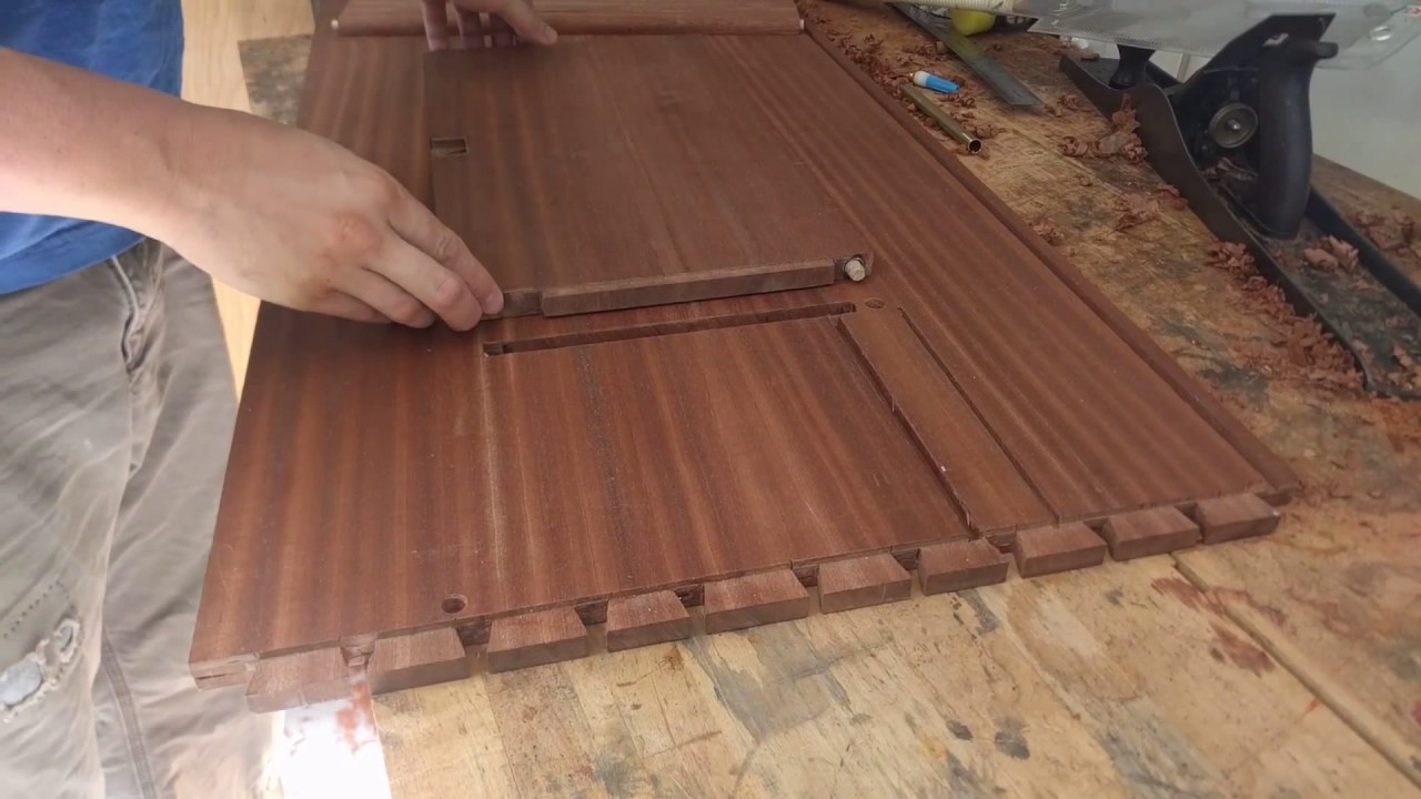 Making A Secret Compartment With A Magnetic Latch For A Blanket