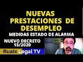 Prestaciones De Desempleo | Nueva prestacion por desempleo | Paro | Trabajo Temporal|  SEPE Covid-19