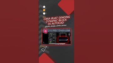 Cara Buat Dinding DYNAMIC BLOCK Dengan Parameter Linear dan Action Stretch di AutoCAD #autocadtips