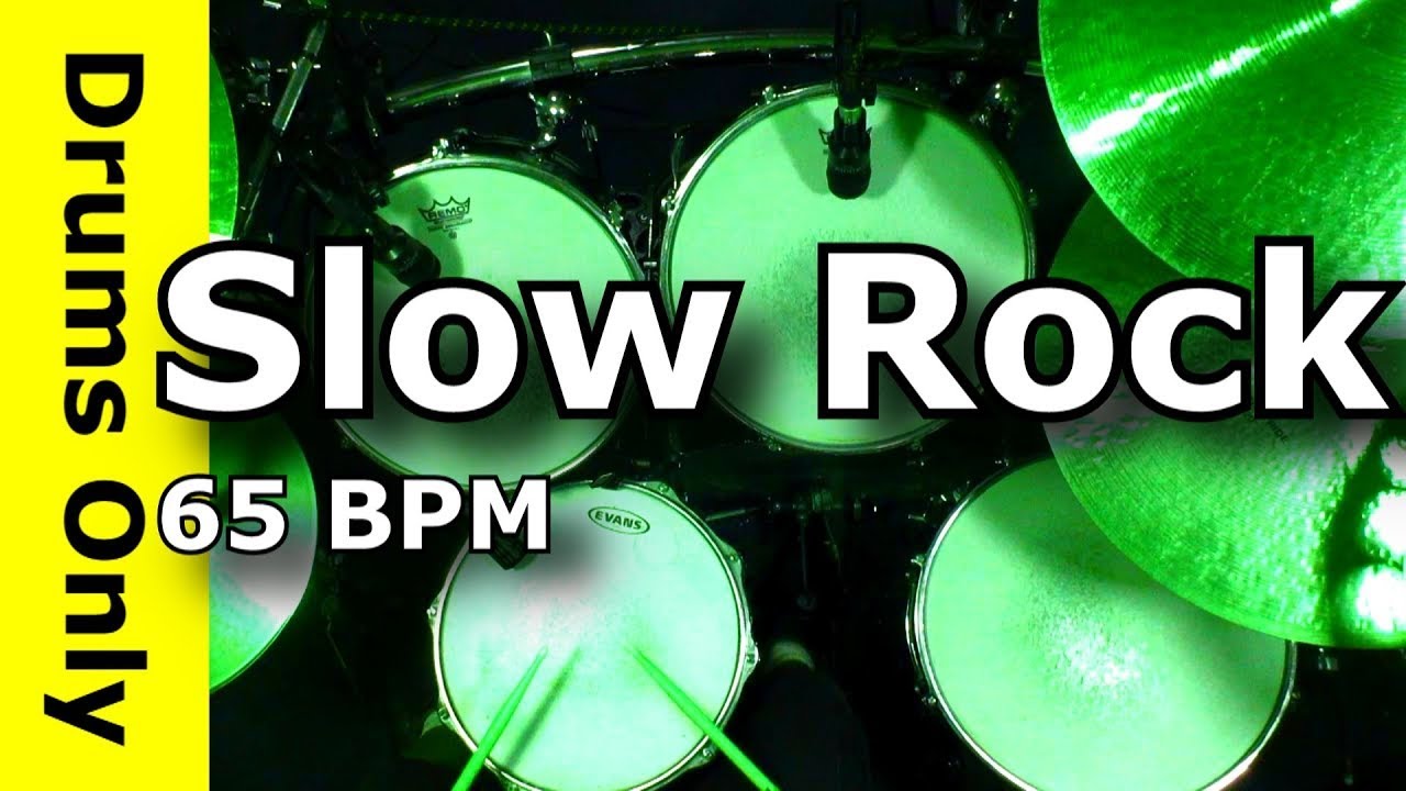 Drum Loops - Slow Rock Beat 65 BPM JimDooley.net